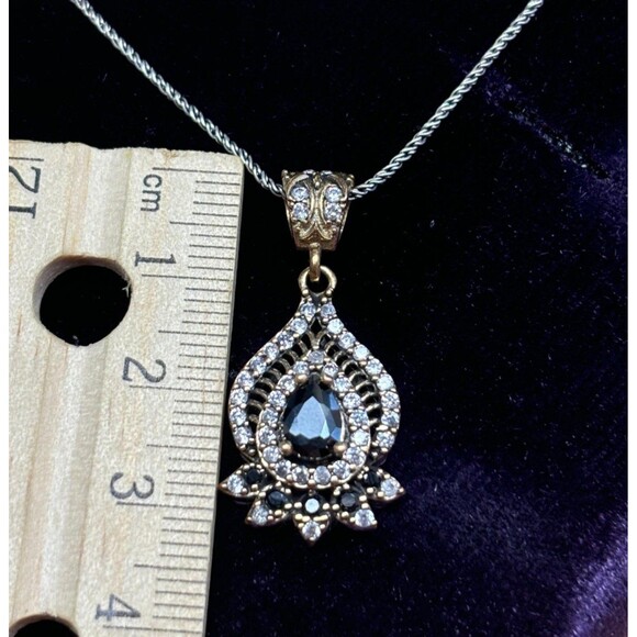 925 Sterling Silver Turkish Vintage Jewelry Set for Women,NEW,Antique,Handmade - Picture 6 of 9